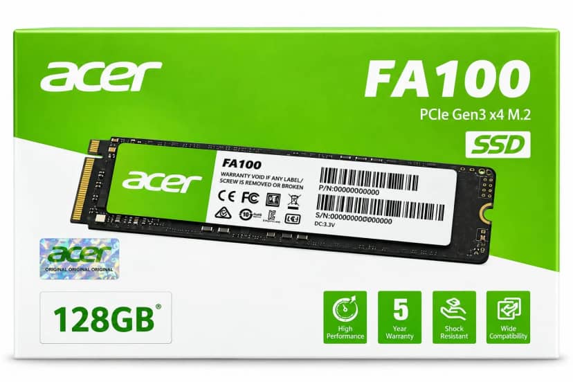 ACER FA100 M.2 PCIE NVME SSD - photo 1 of 1