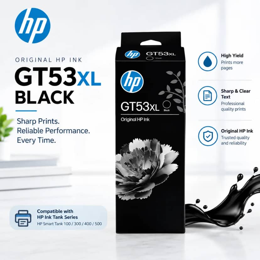 HP GT53XL 135-ml Black Original Ink Bottle - photo 1 of 1
