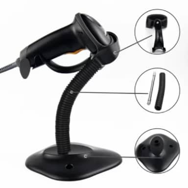 BARCODE SCANNER GOBBLER MJ2818A 2D STAND