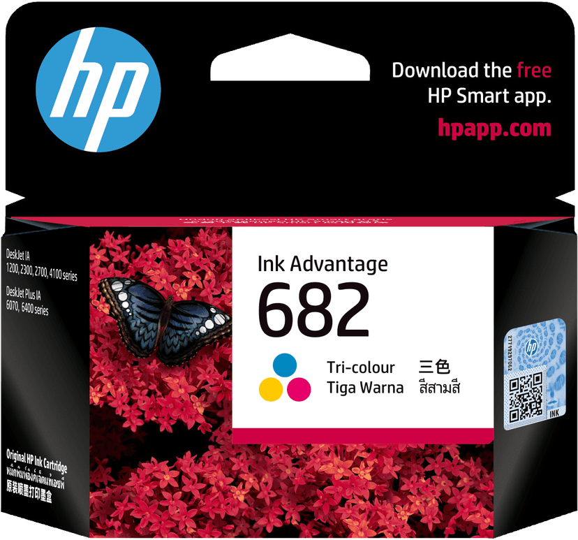 HP 682 Tri-color Original Ink Advantage Cartridge - photo 1 of 1