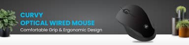 Prodot Curvy USB Wired Mouse