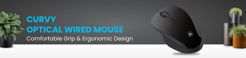 Prodot Curvy USB Wired Mouse - photo 1 of 3