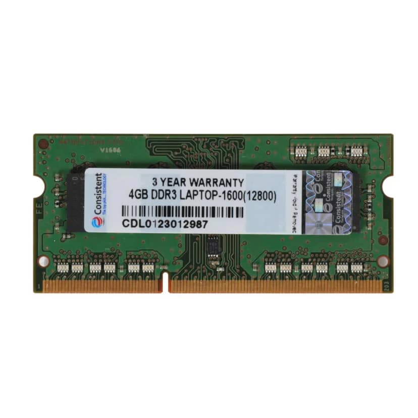 Consistent 4GB DDR3 Laptop RAM,1600MHz reduce power consumption by up to 40% and extend battery life 3 Years Warranty - photo 1 of 2
