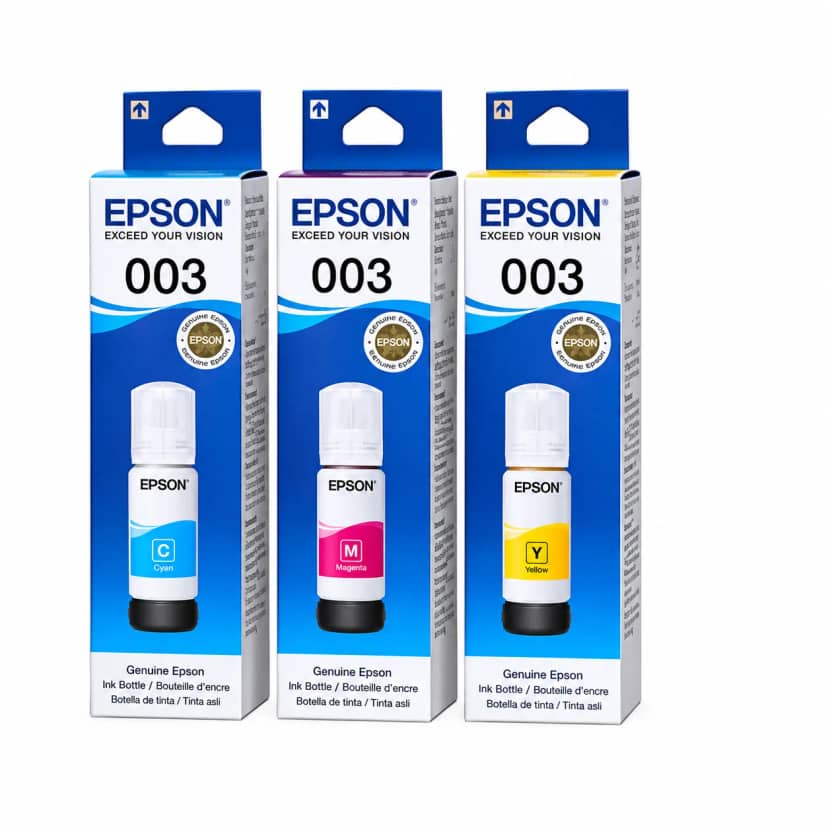 Epson 003 Colour Ink Bottle 65 ml - Cyan / Magenta / Yellow (Price per Bottle) - photo 1 of 1